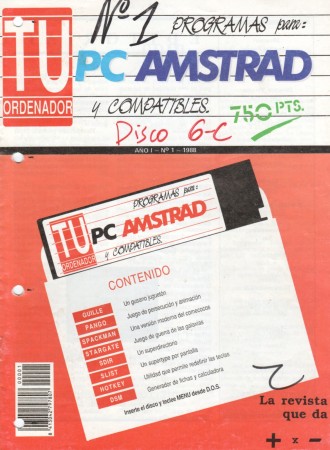 Revista Tu Ordenador PC Amstrad