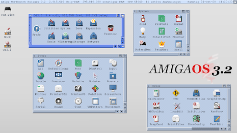 captura de pantalla de AmigaOS